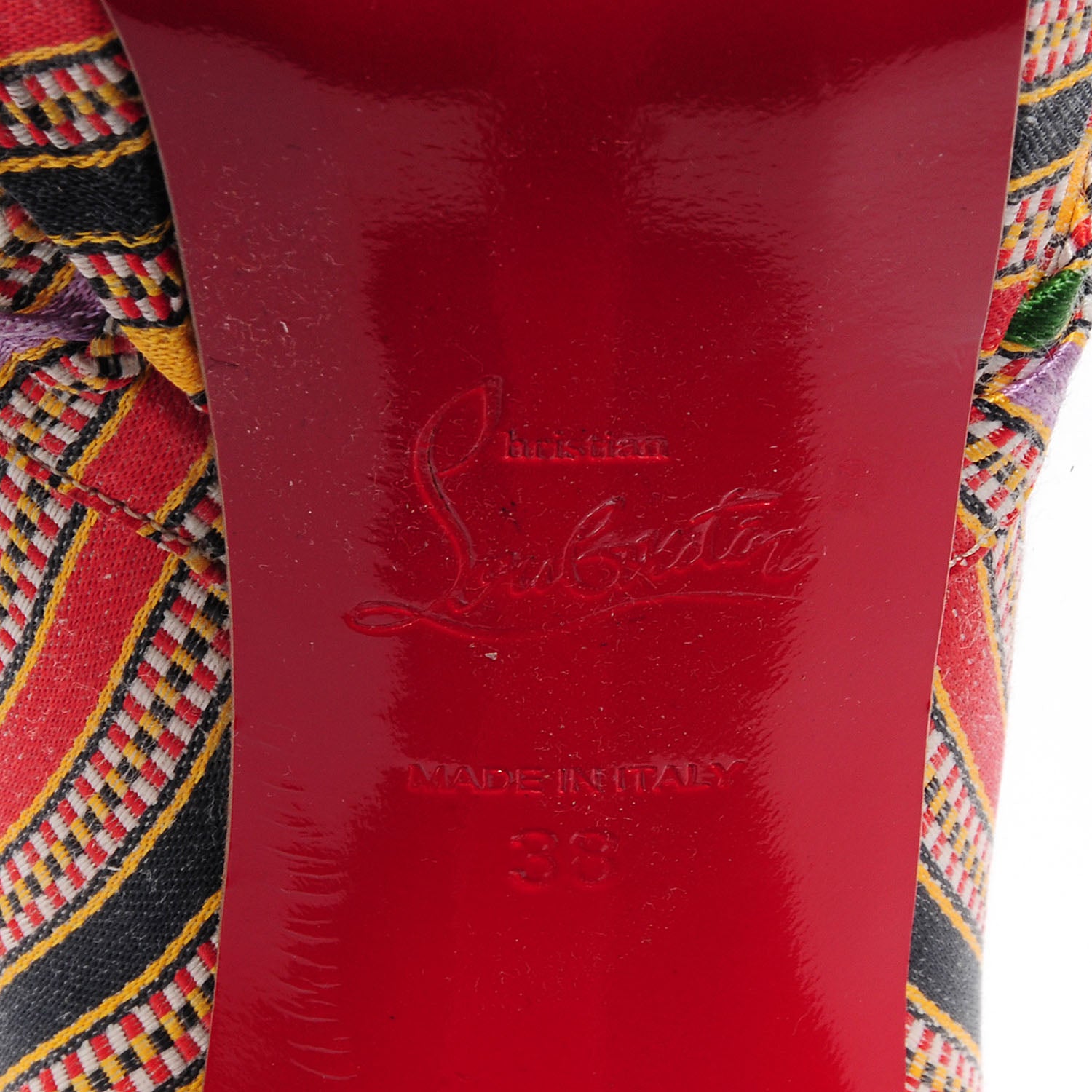 Christian Louboutin Rasta Damas Greissimo 140 Pumps Size 38 5 of 5