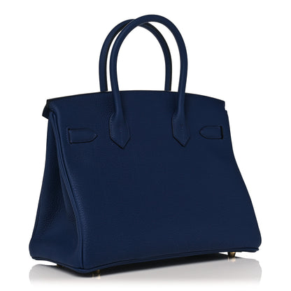Hermes Togo Birkin 30 Bleu Saphir 3 of 35