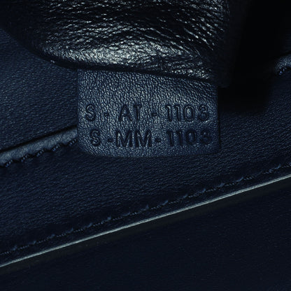 Celine Smooth Calfskin Mini Luggage Ink Blue 7 of 9