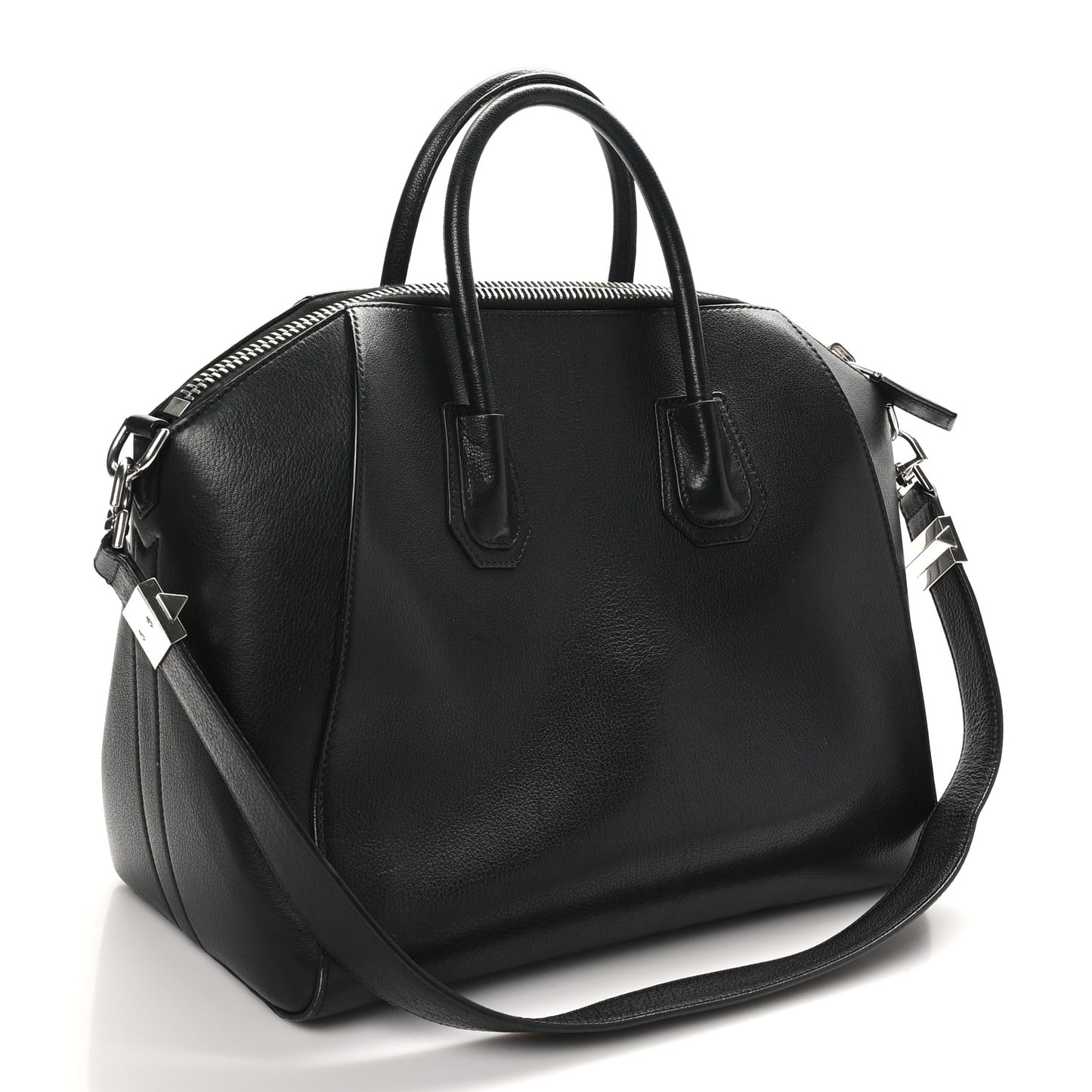 Sugar Goatskin Medium Antigona Black
