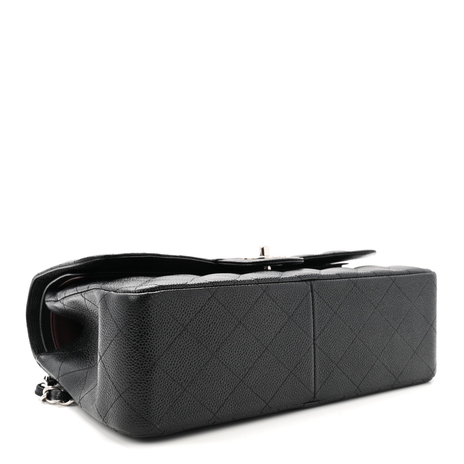 Chanel Caviar Quilted Jumbo Double Flap Black 4 of 10