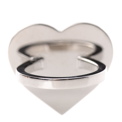 Hermes Palladium Coeur Scarf Ring Black 2 of 3