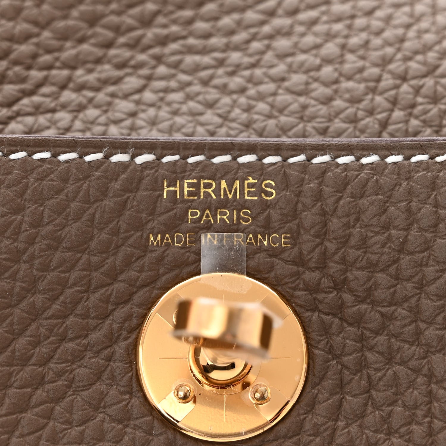 Hermes Taurillon Clemence Mini Lindy 20 Etoupe 6 of 11