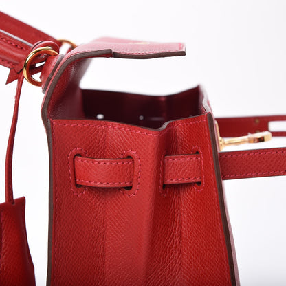 Hermes Epsom Kelly Sellier 25 Rouge Casaque 30 of 31