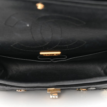 Chanel Aged Calfskin Quilted Casino 2.55 Reissue 225 Flap Black 5 of 12