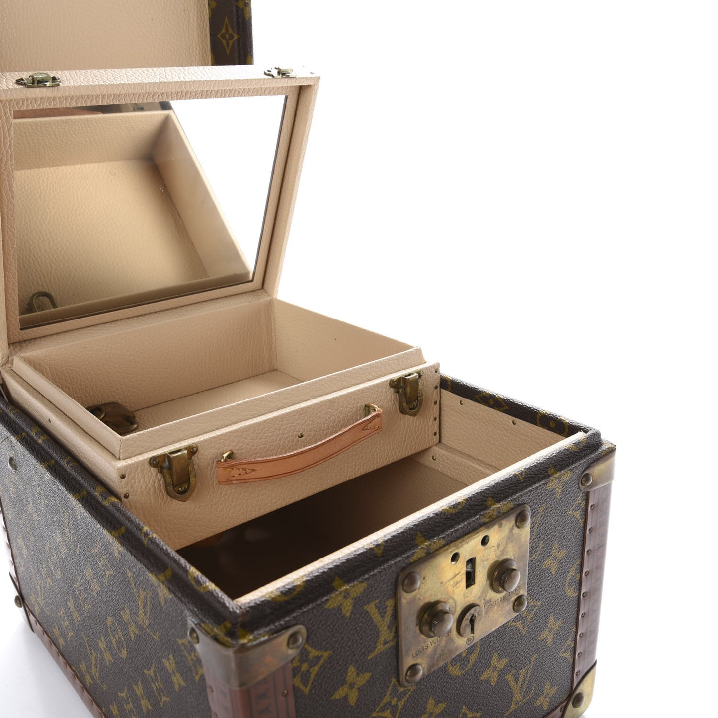 Monogram Boite Flacons Beauty Train Trunk Case