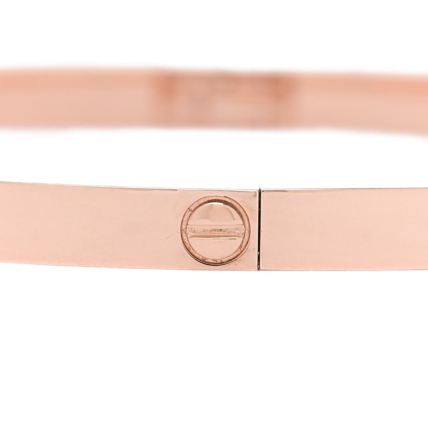 Cartier 18K Pink Gold 6 Diamond Small LOVE Bracelet 20 4 of 8