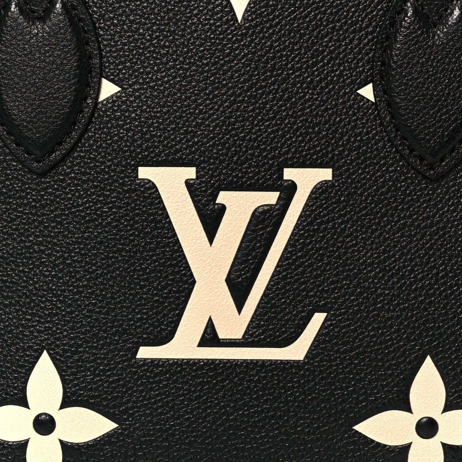 Louis Vuitton Empreinte Monogram Giant Onthego PM Black Beige 7 of 9