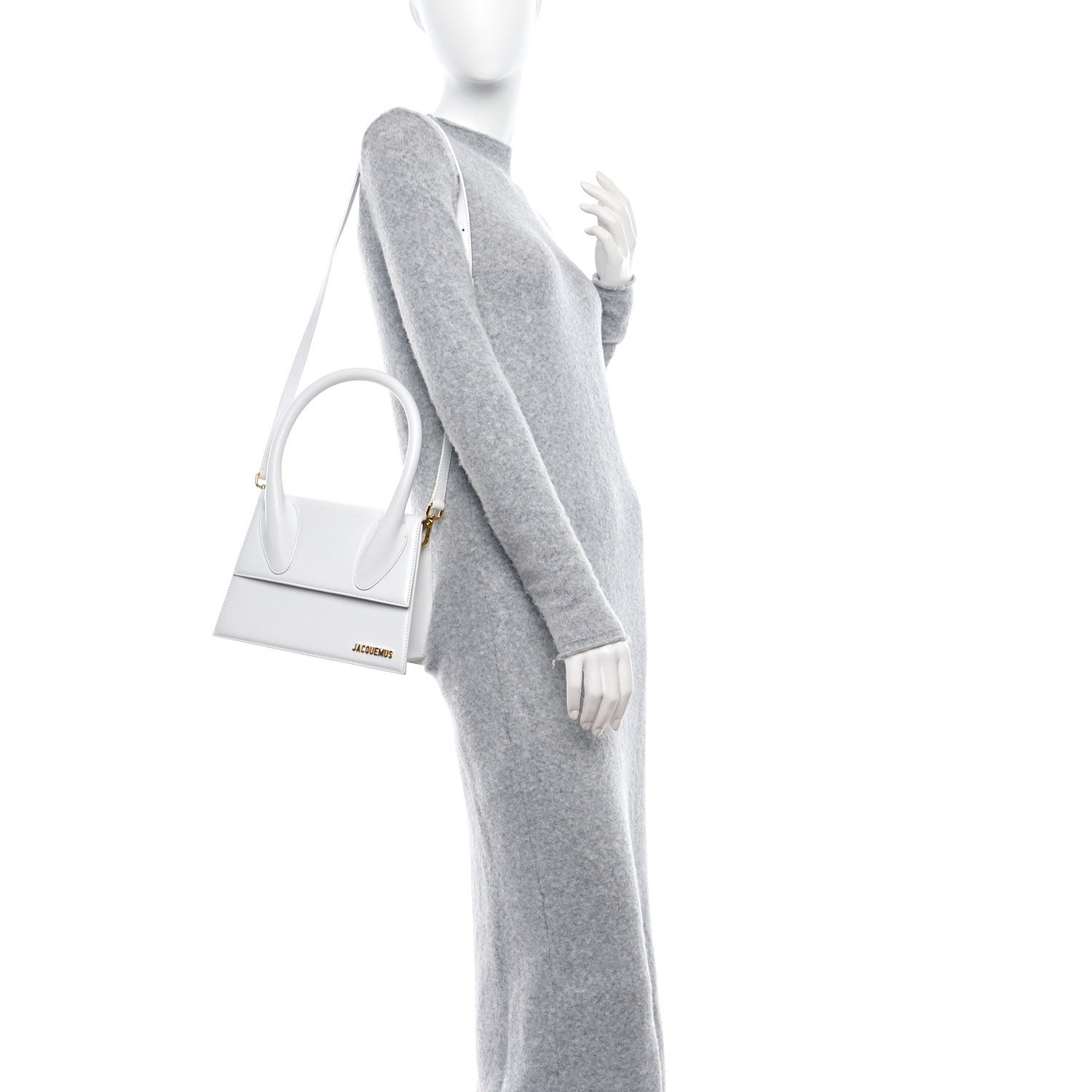 Jacquemus Smooth Calfskin Le Grand Chiquito White 2 of 8