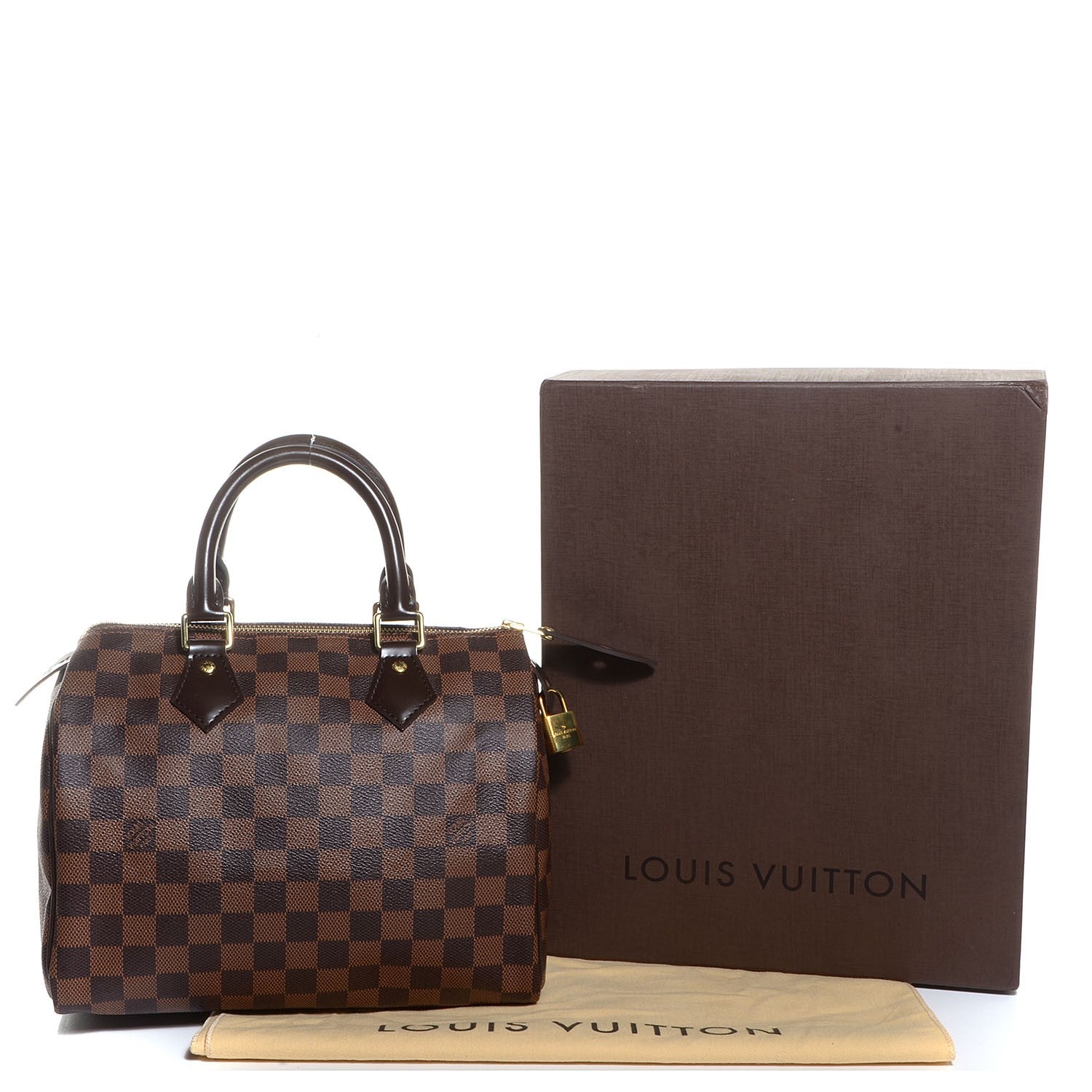 Louis Vuitton Damier Ebene Speedy 25 4 of 8
