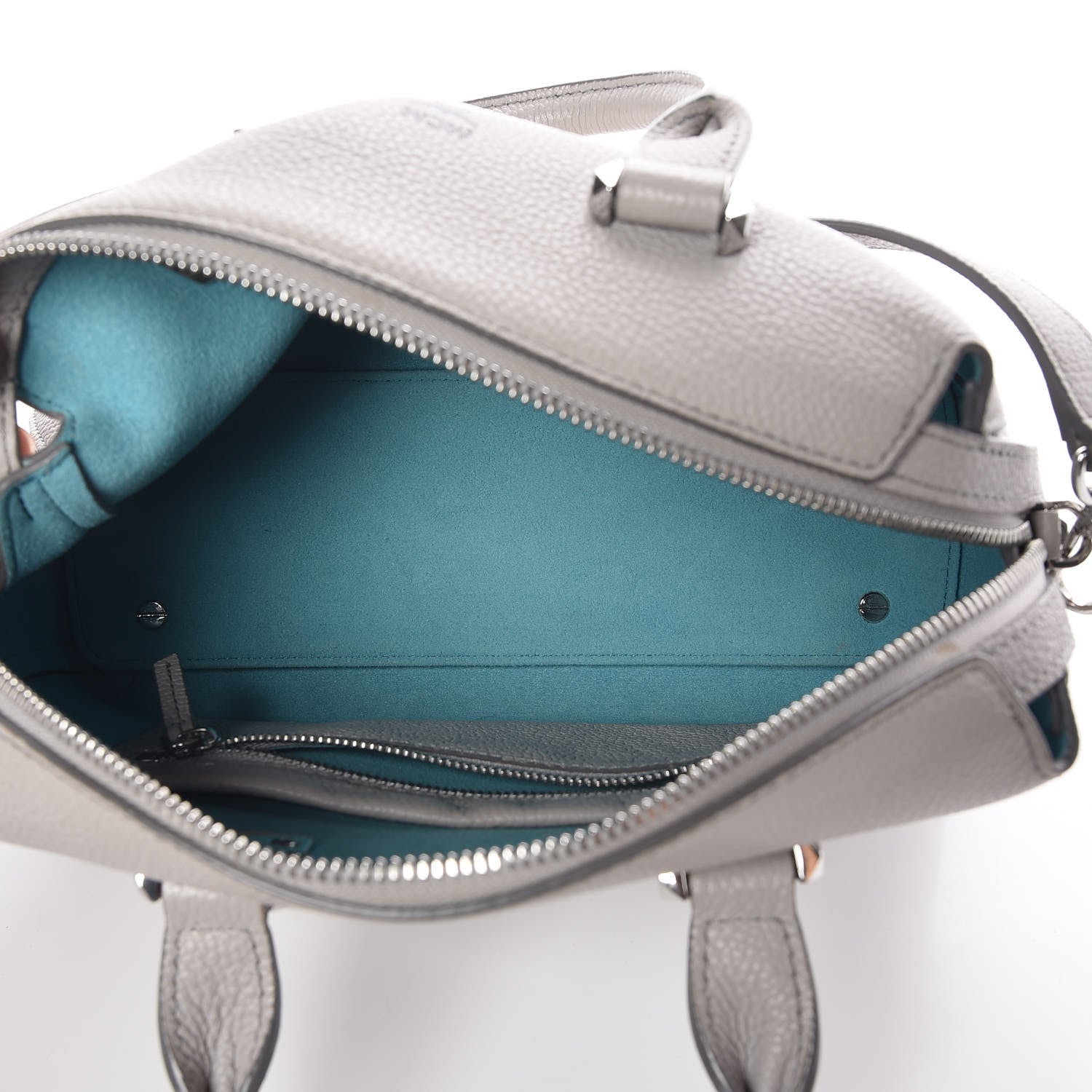 MCM Grained Calfskin Small Ella Boston Dove 5 of 6