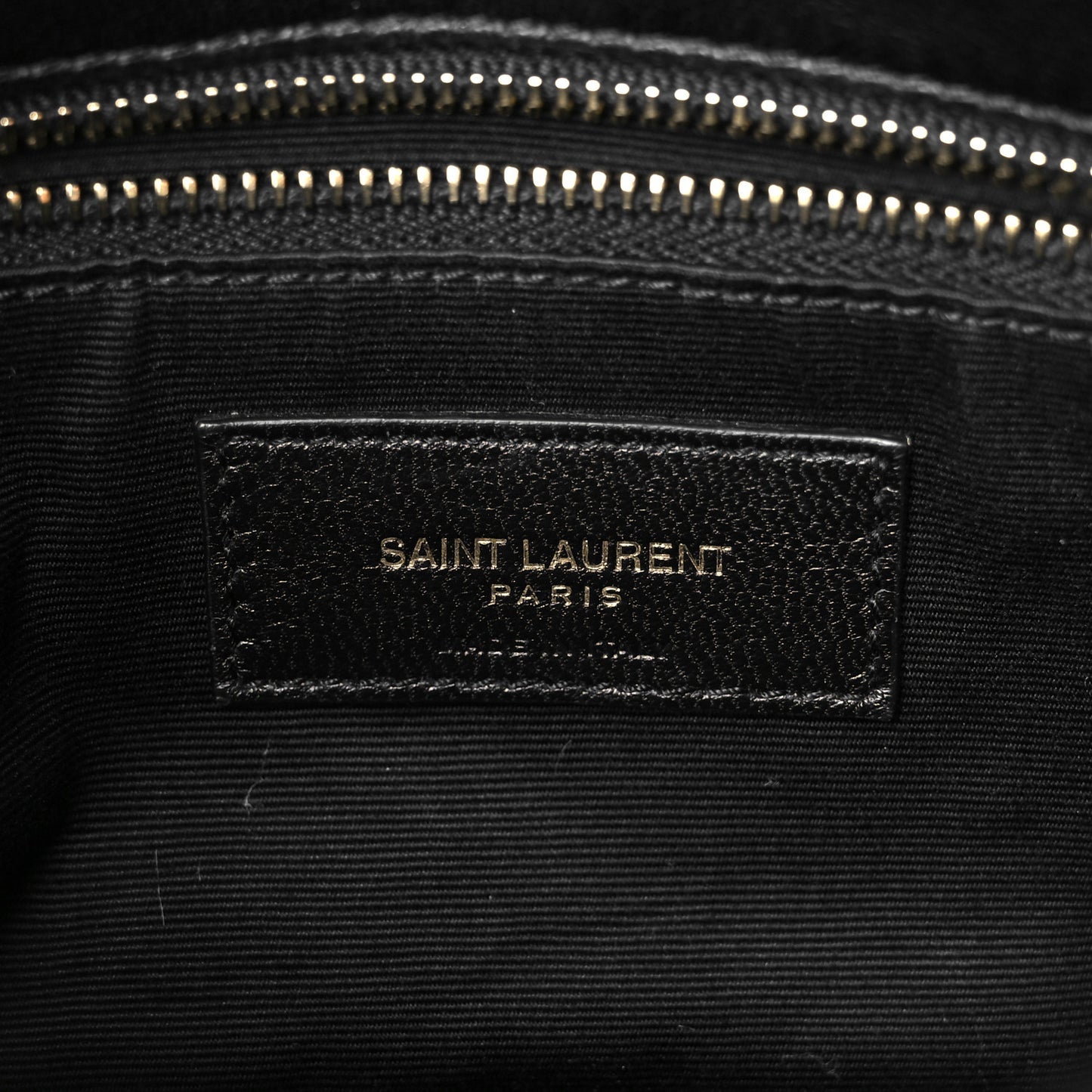 Lambskin Quilted Toy Loulou Puffer Monogram Chain Satchel Black