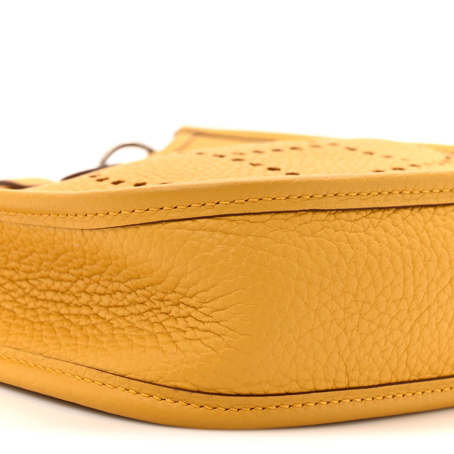 Hermes Taurillon Clemence Evelyne TPM Jaune Ambre 10 of 12