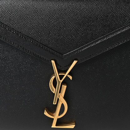 Saint Laurent Grain de Poudre Mini Classic Monogram Cassandra Top Handle Black 8 of 10