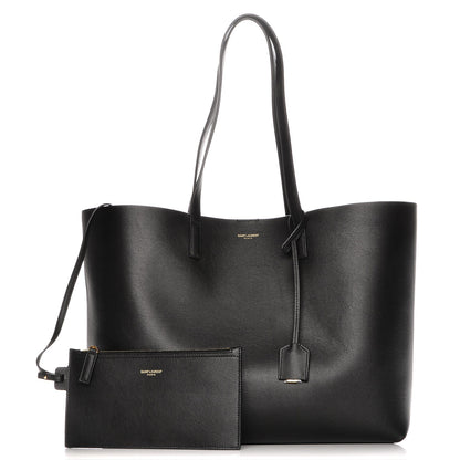Saint Laurent Calfskin Large Shopping Tote Black 1 of 9