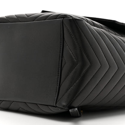 Saint Laurent Lambskin Matelasse Monogram Joe Backpack Black 9 of 11