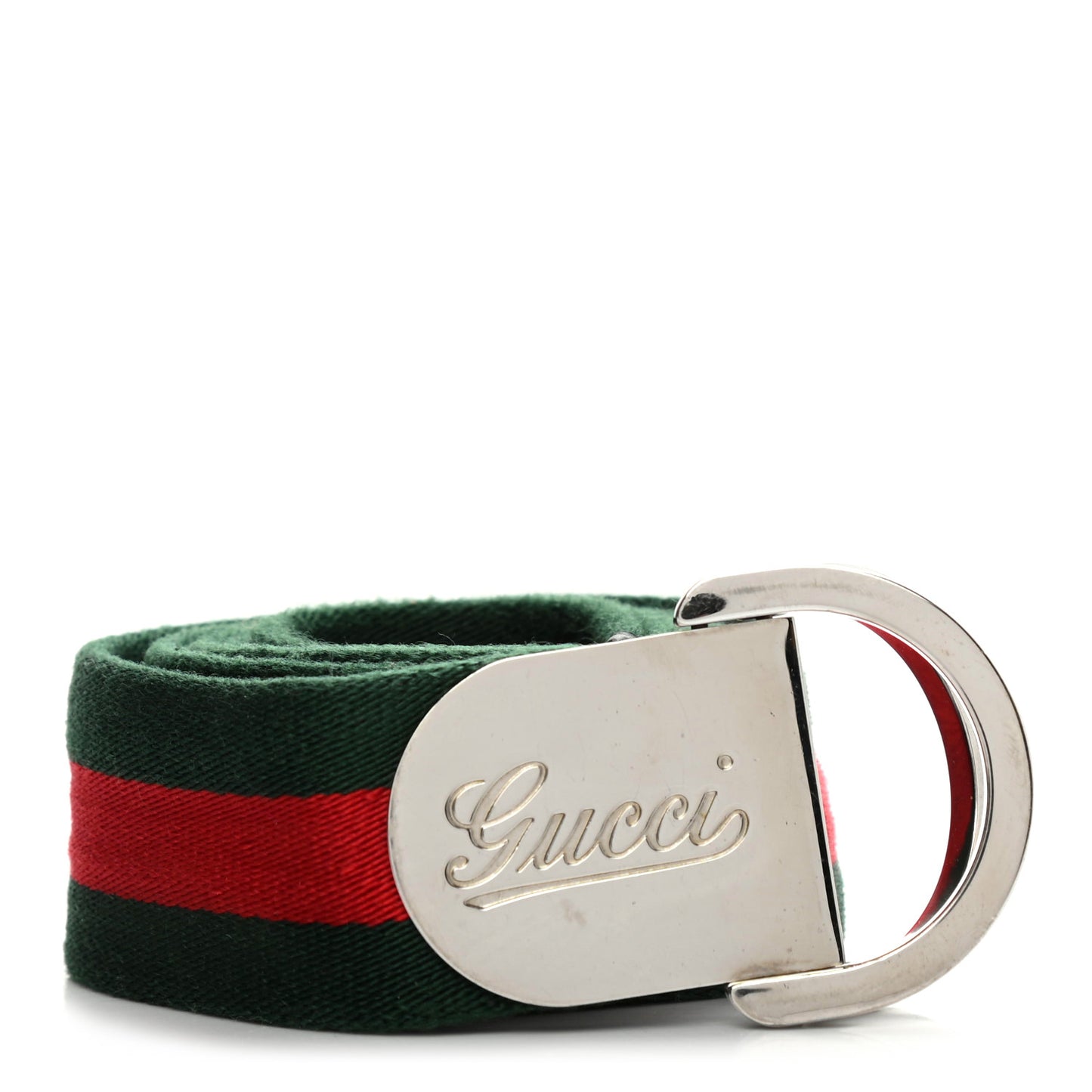 Nylon Buckle Web Belt 95 38 Red Green
