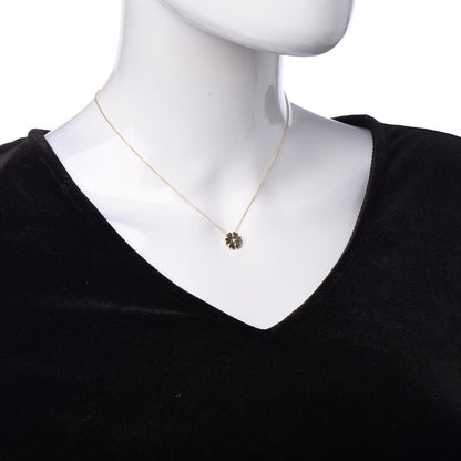 Tiffany 18K Yellow Gold Diamond Paloma Picasso Flower Heart Pendant Necklace 2 of 7