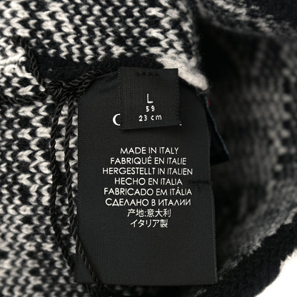 Gucci Wool Appside Beanie L Black Ivory 6 of 7