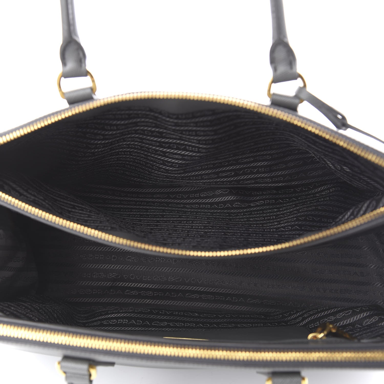Prada Saffiano Large Galleria Double Zip Tote Marmo 5 of 10