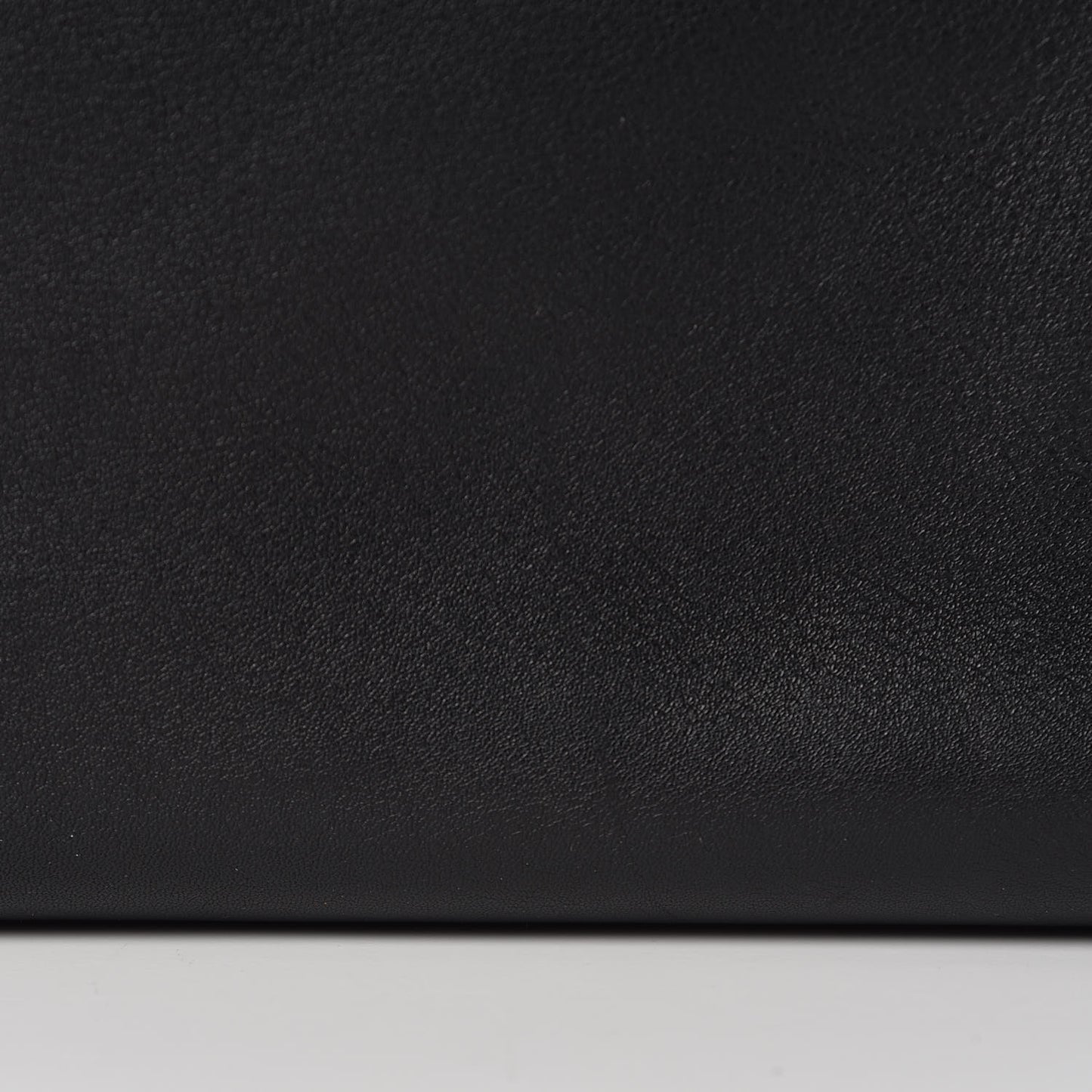 Calfskin Large Horizontal Cabas Phantom White Black
