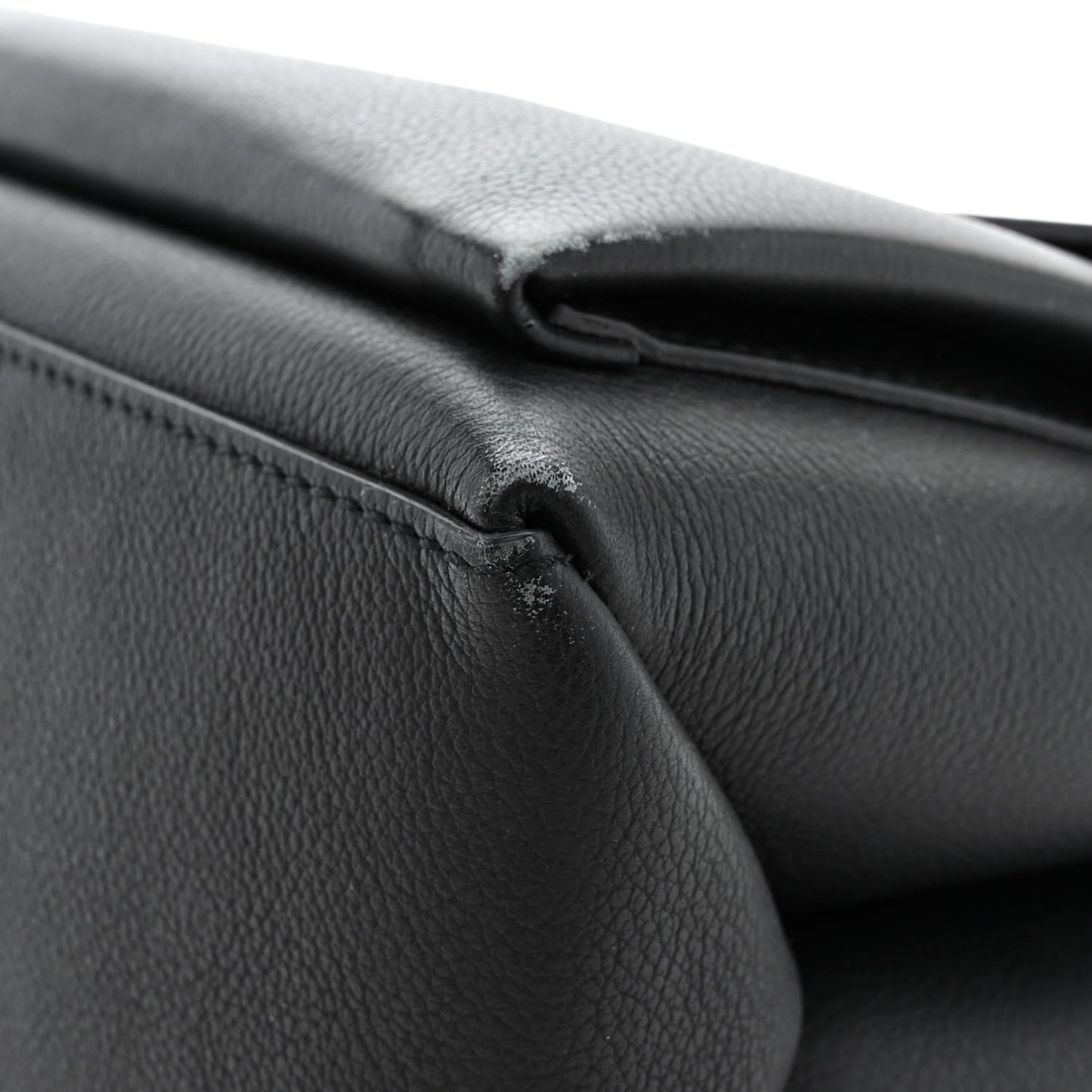 Soft Calfskin My Lockme Top Handle Black