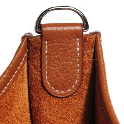Hermes Taurillon Clemence Evelyne III GM Gold 10 of 17