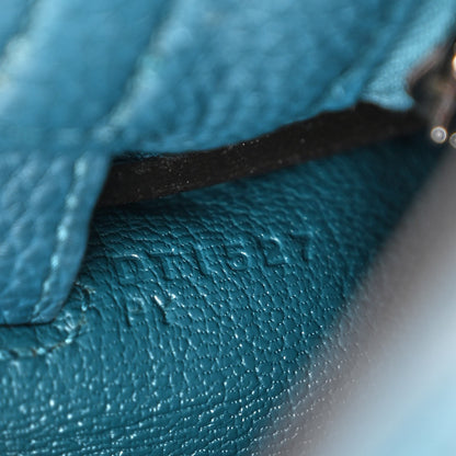 Hermes Togo Kelly Retourne 25 Vert Bosphore 7 of 13