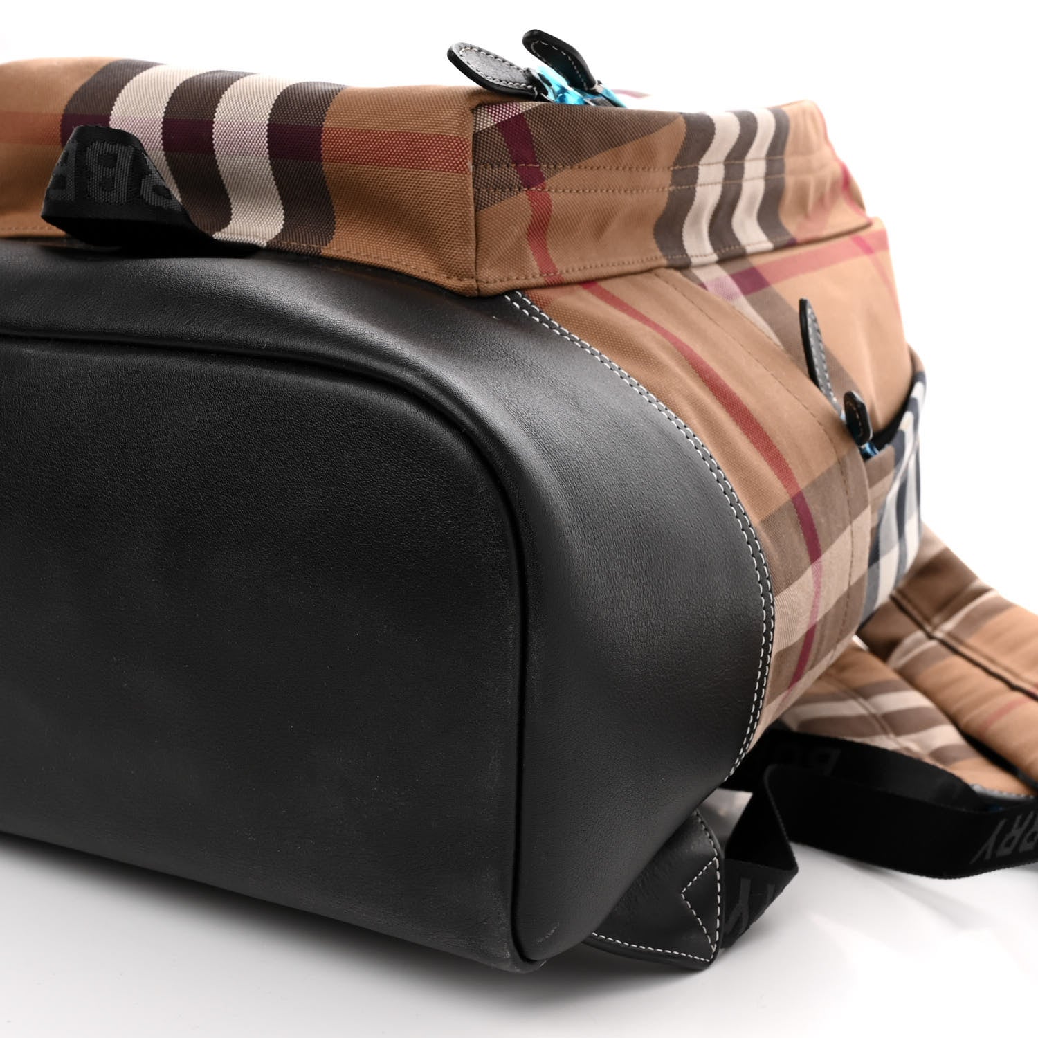 Burberry Tan Check Calfskin Jack Backpack Birch Brown 9 of 9