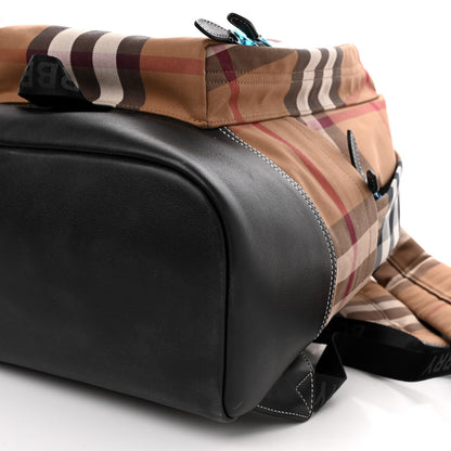 Burberry Tan Check Calfskin Jack Backpack Birch Brown 9 of 9
