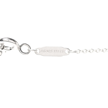 Tiffany Sterling Silver Large T Smile Pendant Necklace 5 of 6