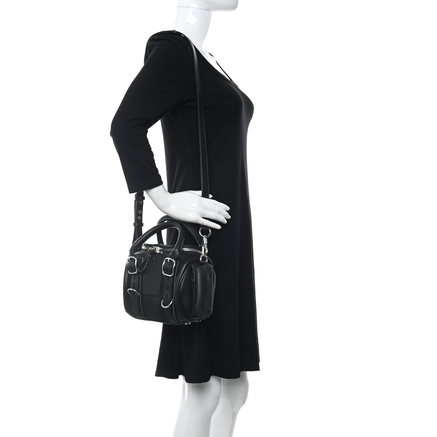 Alexander Wang Pebbled Lambskin Mini Rockie Black 2 of 10