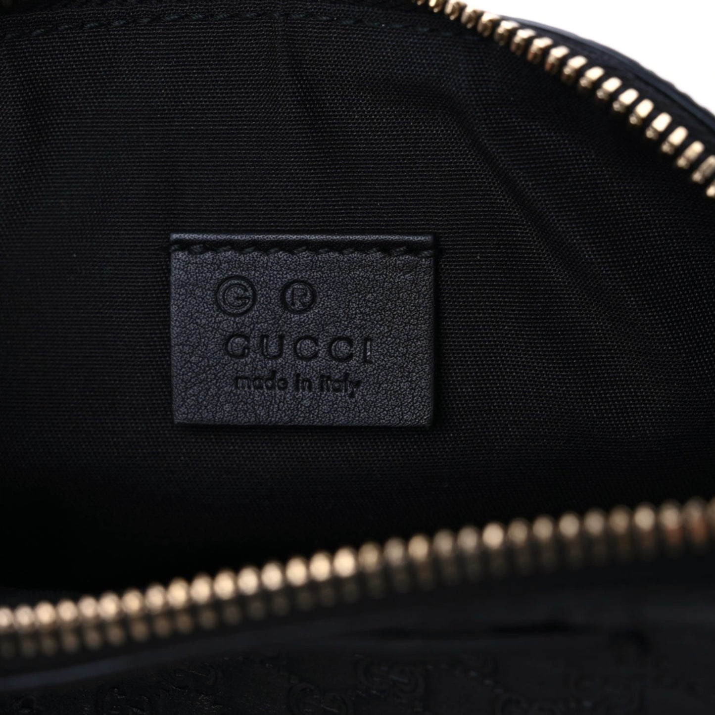 Microguccissima GG Cosmetic Case Black