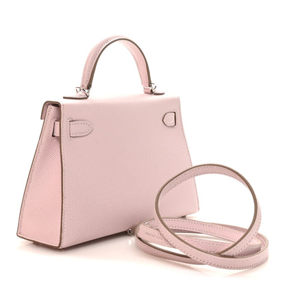 Hermes Epsom Mini Kelly Sellier 20 Mauve Pale 3 of 11