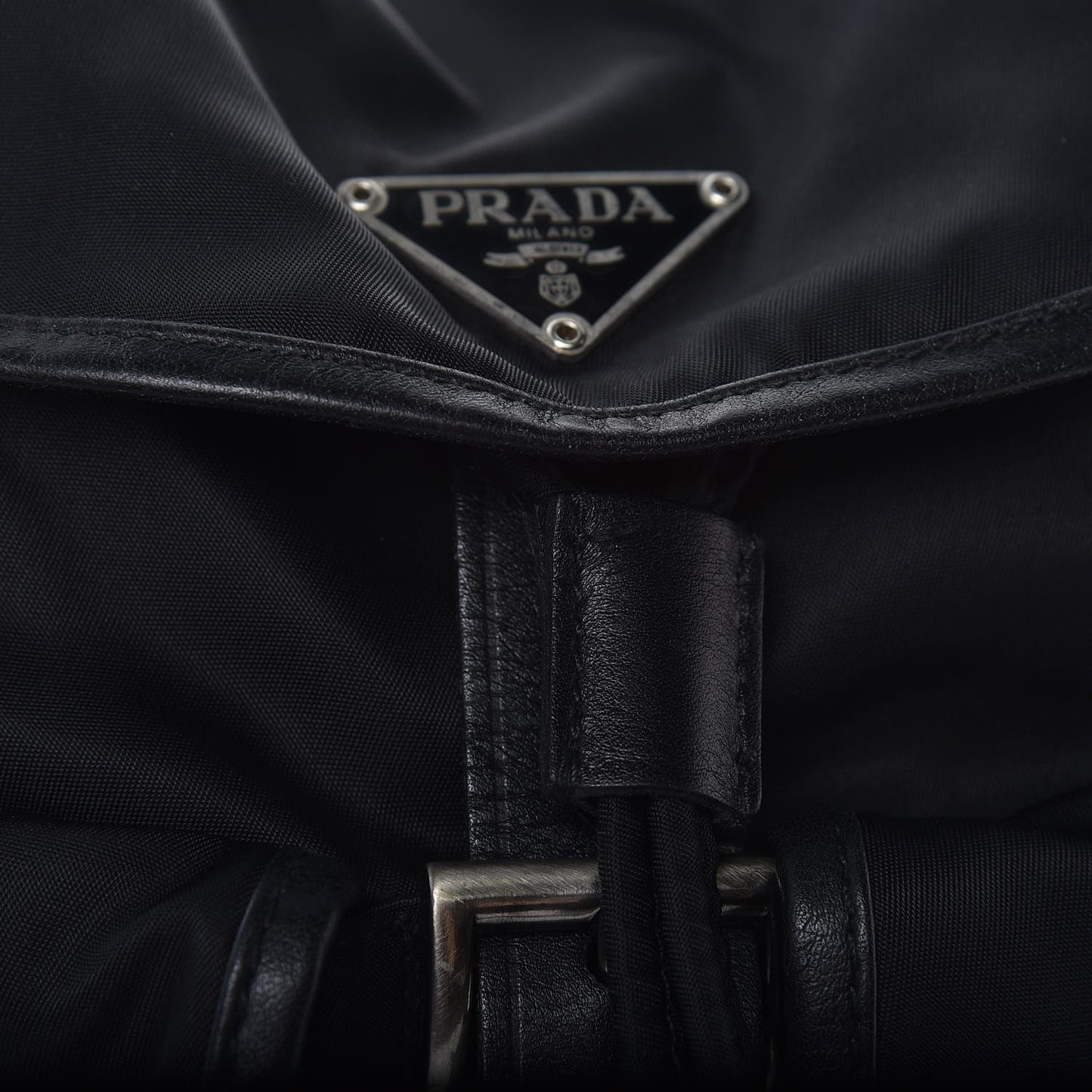 Nylon Vela Sport Backpack Black