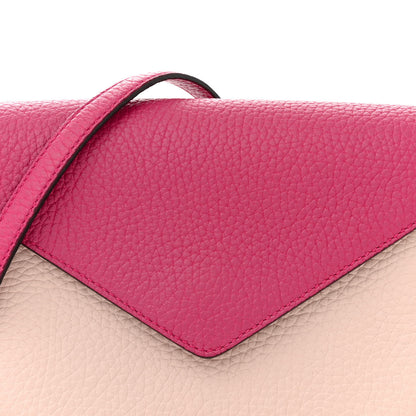 Christian Dior CHRISTIAN DIOR Bullcalf Diorissimo Promenade Envelope Pouch Fuchsia Rose Poudre 8 of 15