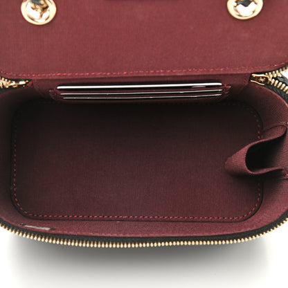 Chanel Lambskin Quilted Small Vanity Case With Chain Black 5 of 9