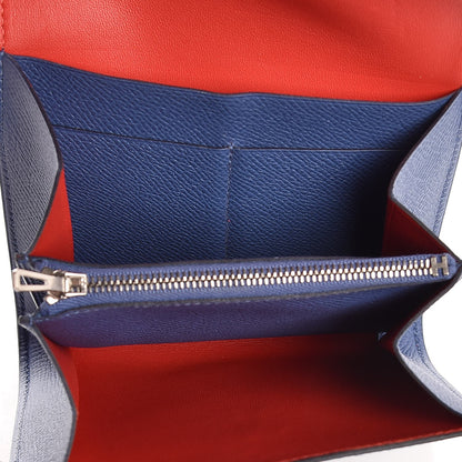 Hermes Epsom Constance Short Wallet Bleu Agate 5 of 10