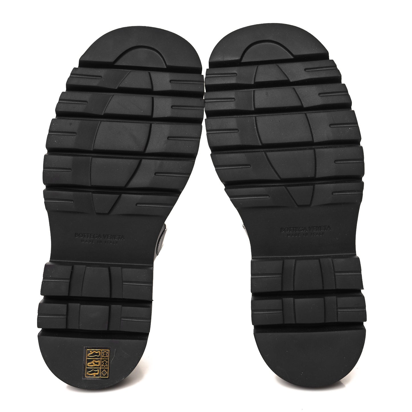 Brushed Calfskin Lug Mary-Jane Loafers 38 Black