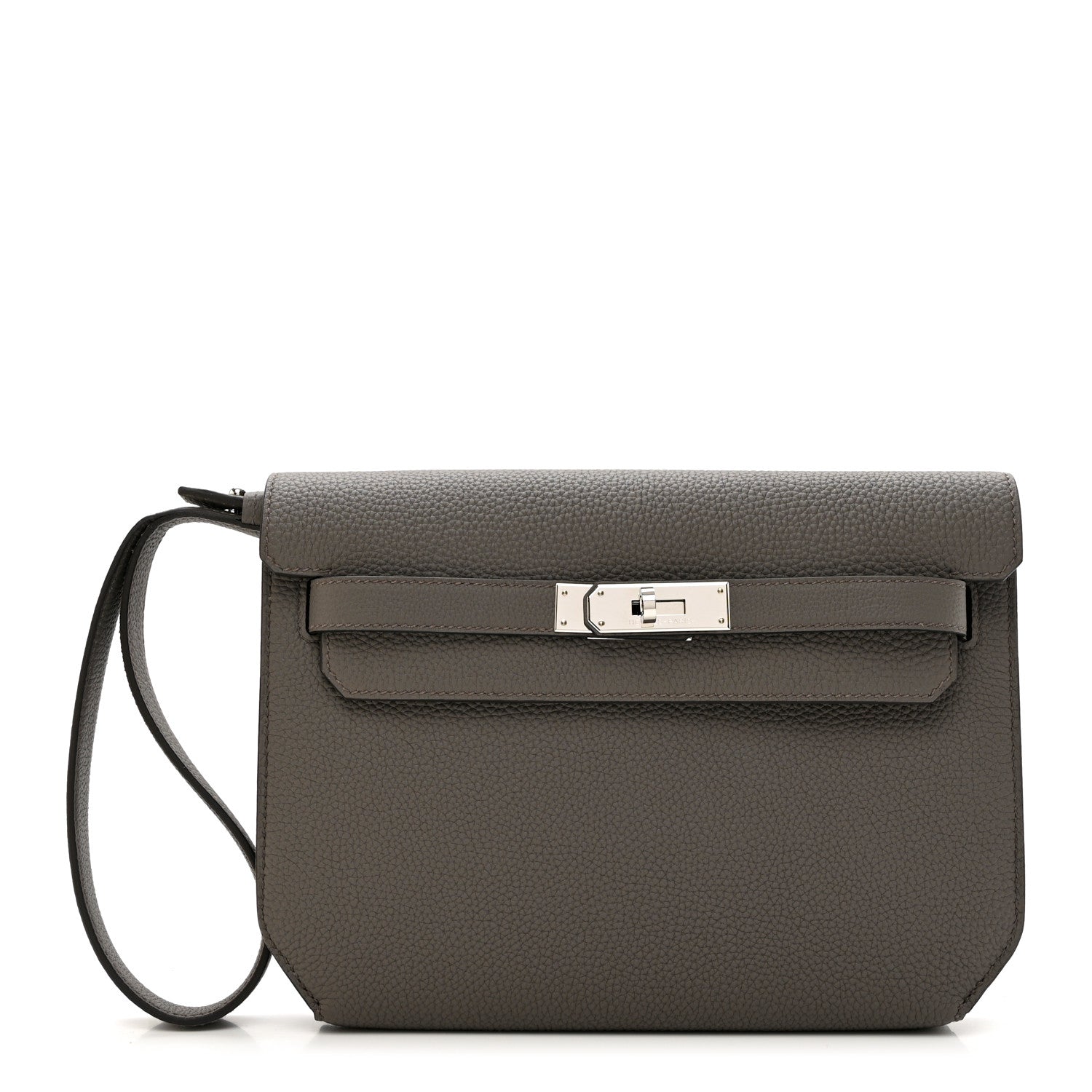 Hermes Togo Kelly Depeches 25 Pouch Etain 1 of 8