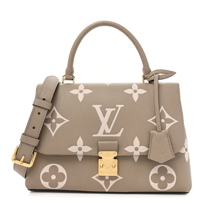 Louis Vuitton Empreinte Monogram Giant Madeleine MM Dove Grey Beige 1 of 15