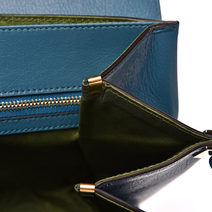 Gucci Calfskin Animalier Medium Shoulder Bag Blue 9 of 11