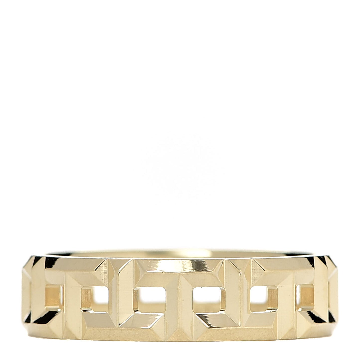 18K Yellow Gold T True Wide Ring 57 8