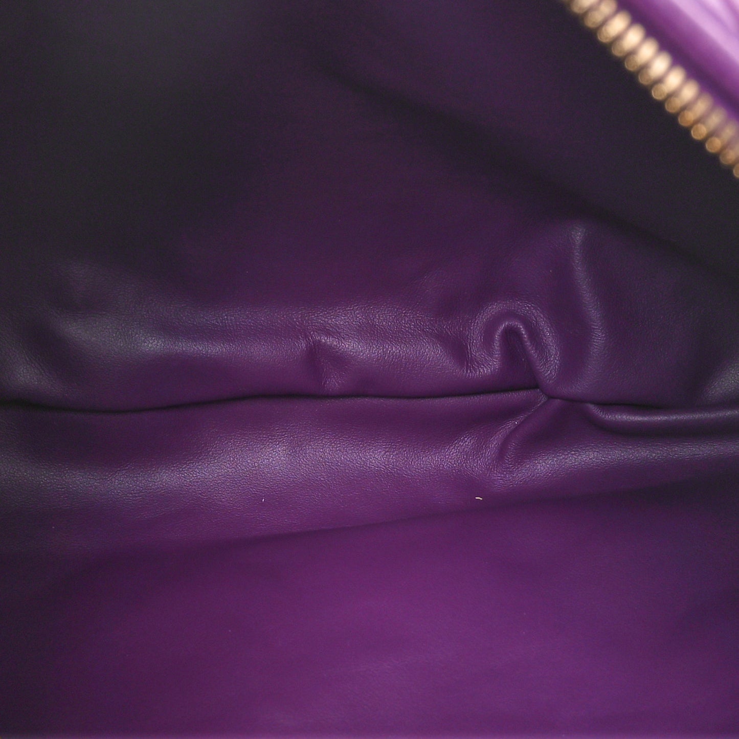 Nappa Intrecciato Teen Jodie Hobo Eggplant