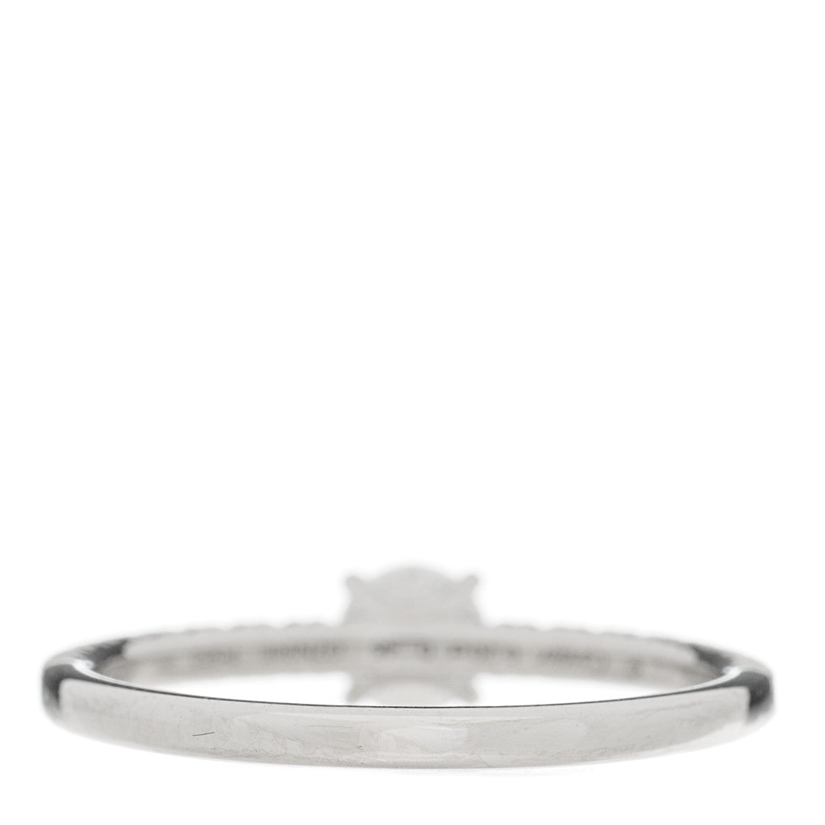 Cartier Platinum Diamond .20ct Etincelle De Cartier Solitaire Engagement Ring 46 3.75 4 of 4