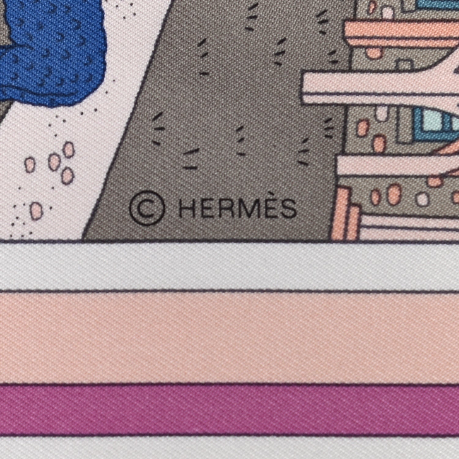 Hermes Silk Flanerie A Versailles Scarf 90 5 of 6