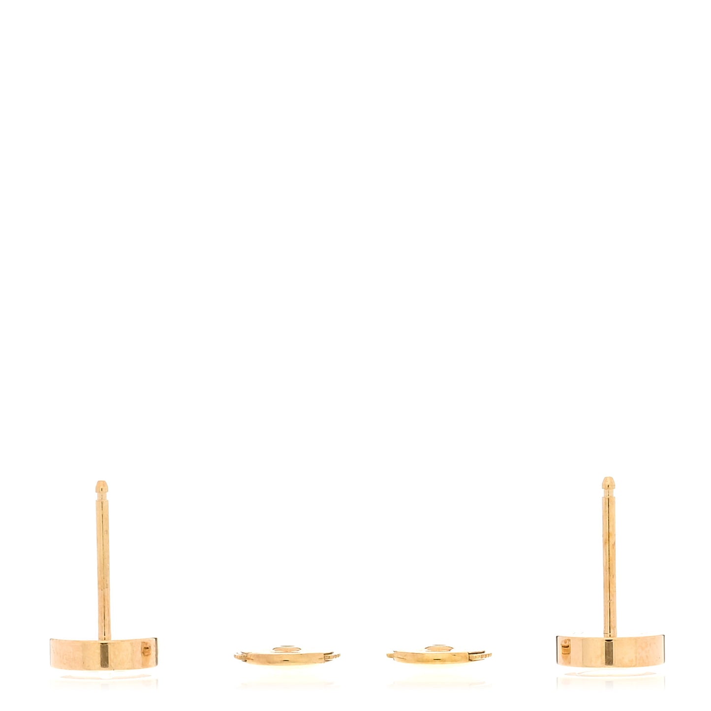 18K Yellow Gold LOVE Earrings