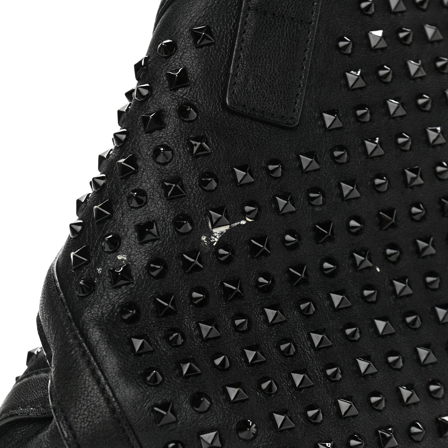 Alexander McQueen Lambskin Studded Large De Manta Tote Black 10 of 13
