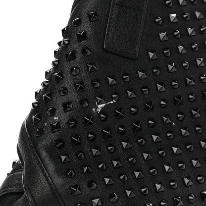 Alexander McQueen Lambskin Studded Large De Manta Tote Black 10 of 13