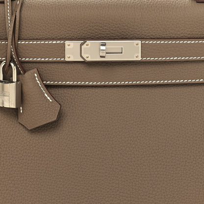 Hermes Togo Kelly Retourne 28 Etoupe 8 of 13